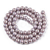 Electroplate Opaque Glass Beads Strands GLAA-T032-P10mm-AB07-2