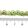 Handmade Millefiori Lampwork Beads Strands LAMP-G164-11H-4