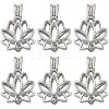 SUNNYCLUE 10Pcs Alloy Diffuser Locket Pendants FIND-SC0008-35-1