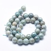 Natural Flower Amazonite Beads Strands X-G-O164-02-8mm-2
