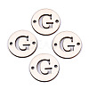 Unfinished Natural Poplar Wood Links Connectors WOOD-S045-140B-01G-1