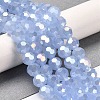 Imitation Jade Glass Beads Stands EGLA-A035-J8mm-B03-2