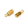Ion Plating(IP) 304 Stainless Steel Folding Crimp Cord Ends FIND-Q118-01G-02-2