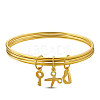 SHEGRACE Brass Charm Bangles JB627A-1