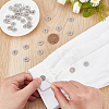 40Pcs 4-Hole Alloy Rhinestone Buttons BUTT-HY0001-24-3
