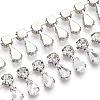 Iron Rhinestone Cup Chains CH-T006-12A-1
