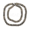 Electroplated Natural Lava Rock Beads Strands G-Q1009-G01-02D-2