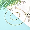 304 Stainless Steel Venetian Chain Necklaces & Bracelet Set SJEW-JS01216-4