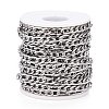 Tarnish Resistant 304 Stainless Steel Figaro Chain CHS-M003-12P-A-4