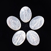 Natural White Shell Cabochons SSHEL-D083-16B-1