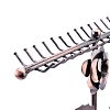 Rose Flower Shape Iron 64-Hook Necklace/Bracelet Jewelry Organizer Display Rack NDIS-K002-02R-4