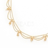Brass Bib Necklace Making KK-N216-549-4