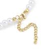 6mm Round ABS Imitation Pearl Beaded Necklaces NJEW-P317-12F-G-3