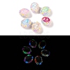 Handmade Luminous Polymer Clay Glass Rhinestone Beads CLAY-H003-05-1