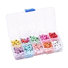 500Pcs 10 Colors Opaque Acrylic Enamel Beads MACR-YW0001-48-4