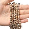 Natural Feldspar Beads Strands X-G-S259-26-6mm-3