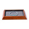 Rectangle Wood Pesentation Jewelry Bracelets Display Tray ODIS-P008-19A-01-5