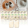 Wood Baby Closet Size Dividers AJEW-WH0353-003-3