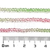 Transparent Painted Glass Beads Strands DGLA-A034-T2mm-A18-3