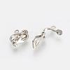 Iron Clip-on Earring Findings KK-R071-06P-2