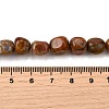 Natural Petrified Wood Beads Strands G-L621-C11-02-5