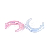 UV Plating Opaque Acrylic Beads OACR-N160-45-2