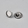Stainless Steel Brooch Findings STAS-WH0017-060B-2