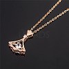 Brass Pendant Necklaces NJEW-BB62075-B-2