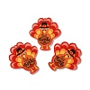 Thanksgiving Day Translucent Resin Pendants X-RESI-K019-10B-1