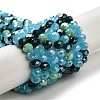 Glass Beads Strands EGLA-A034-M8mm-58-1