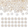100Pcs Crackle Transparent Glass Beads GLAA-TADJ0001-12J-2