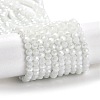 Electroplate Opaque Glass Beads Strands EGLA-A035-P4mm-A01-1