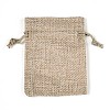 Burlap Packing Pouches Drawstring Bags ABAG-Q050-13x18-01-1