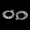 Transparent Acrylic Pendants TACR-G048-19-2
