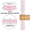 10 Yards Polyester Pleated Lace Trim OCOR-WH0080-93C-2
