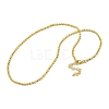 Rack Plating Brass Ball Chain Necklaces for Women NJEW-C059-28G-1