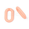 Opaque Spray Painted Acrylic Linking Rings OACR-T024-02-I02-3
