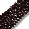 Baking Paint Imitation Jade Glass Bead Strands LS-DGLA-A034-J6MM-A11-1