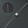 Stainless Steel Collapsible Big Eye Beading Needles YW-ES001Y-75mm-2