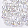 Transparent Plastic Beads OACR-S026-6mm-10-1