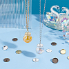 30Pcs 3 Colors Iron Bead Cap Pendant Bails STAS-PH0004-67-5