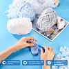 3 Rolls Super Bulky Plush Polyester Chenille Yarn OCOR-MB0001-06C-5