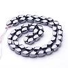 Non-Magnetic Synthetic Hematite Beads Strands G-E001-4-8x5mm-3