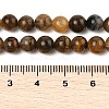 Natural Yellow Tiger Eye Beads Strands G-H238-6mm-4