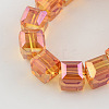 Electroplate Glass Bead Strands EGLA-R064-6mm-04-1