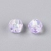Transparent Spray Painted Glass Beads LS-EGLA-N018-4mm-02-3
