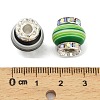 Lantern-Shaped Striped Pattern Resin Rhinestone Beads KK-Q080-02S-3