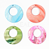 Natural Freshwater Shell Pendants X-SSHEL-R048-017-1