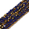 Electroplate Glass Beads Strands EGLA-P061-01A-05-1