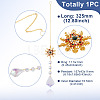 1Pc Alloy Wind Chime Ornament HJEW-TADJ0001-07B-2